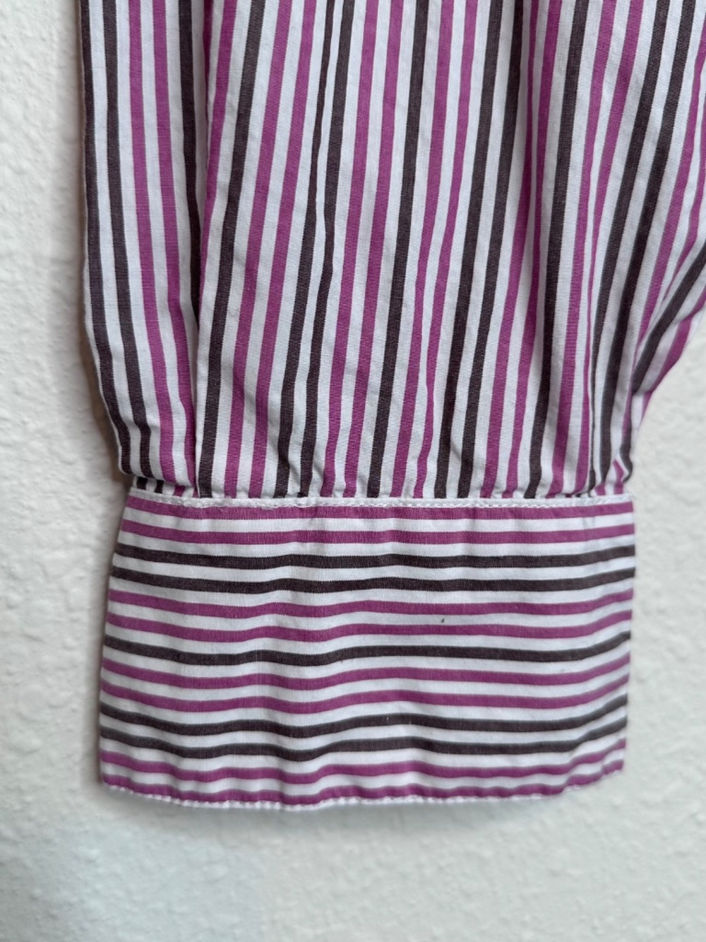 Ann Taylor LOFT  Striped Cotton Poplin Everyday Oversized Shirt, Size Medium - Picture 8 of 8